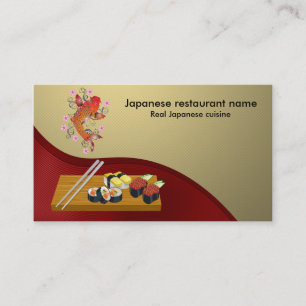 Carte De Visite Restaurant japonais
