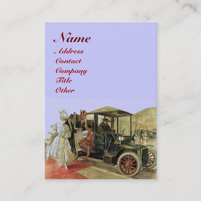 CARTE DE VISITE RESTAURATION AUTOMATIQUE - AUTOMOBILE (Devant)