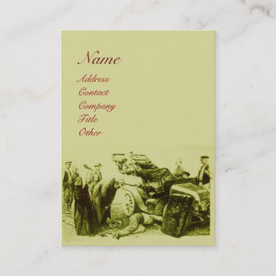 Carte De Visite RESTAURATION AUTOMATIQUE, AUTOMOBILE, garage de ré