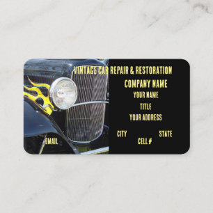 Carte De Visite Restauration de hotrods anciens entreprise
