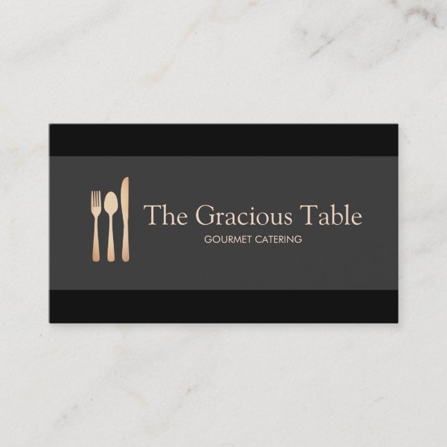 Carte De Visite Restauration des traiteurs (Devant)