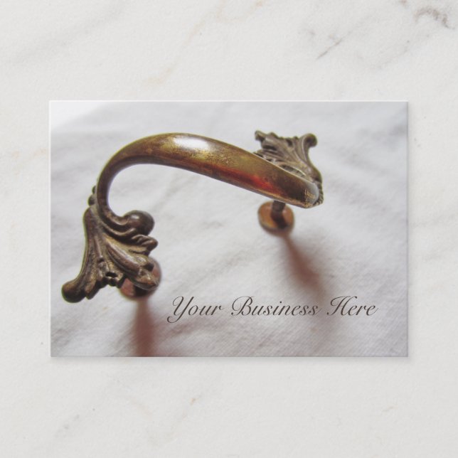 Carte De Visite Restauration du mobilier Réparation en cours de ré (Devant)