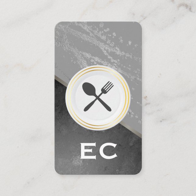 Carte De Visite Restauration Événements Restaurant (Devant)