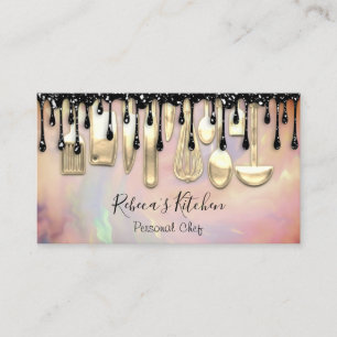 Carte De Visite Restauration Personnel Chef Restaurant Cuisine Dri