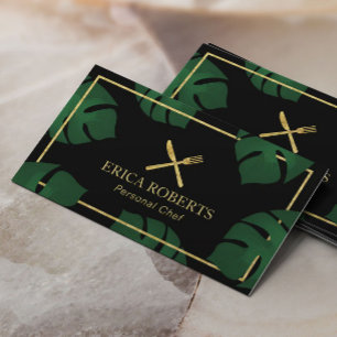 Carte De Visite Restauration tropicale et événements de chef