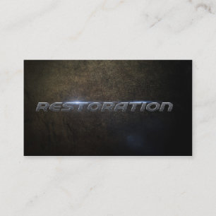 Carte De Visite Restoration Business card