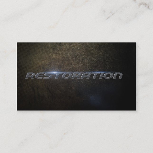 Carte De Visite Restoration Business card (Devant)