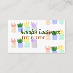 Carte De Visite Retour à l'école nom du professeur titre succulent