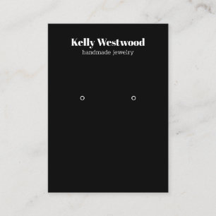 CARTE DE VISITE RETOUR EN NOIR PLAIN AFFICHER DE RETOUR LOGO ICONS