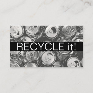 Carte De Visite Retrait de la ferraille de la jonque de recyclage