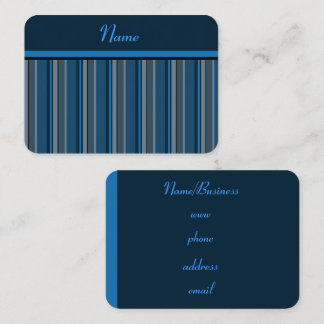 Carte de visite rétro à répartition