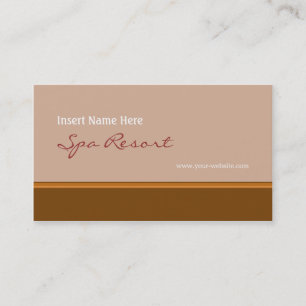 Carte De Visite Rétro brun