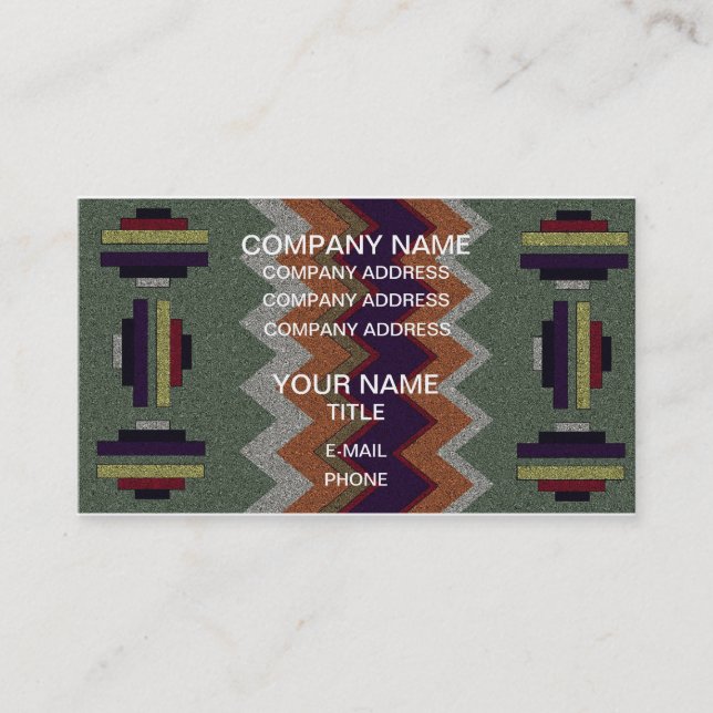 Carte De Visite Rétro de Southwest (Devant)