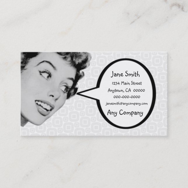 Carte De Visite Rétro dites V4 (Devant)