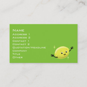 Carte De Visite Retro Lemon Guy