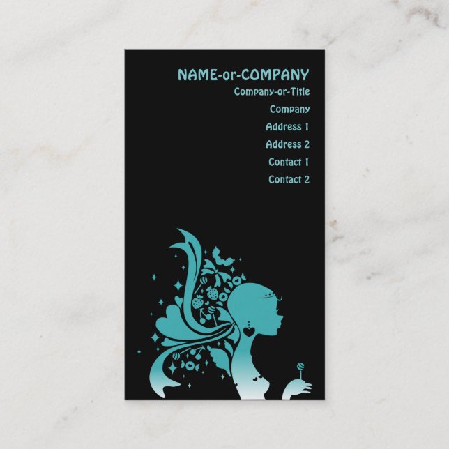 Carte De Visite rétro sucre (Devant)