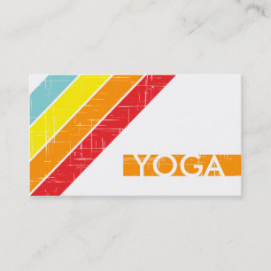 Carte De Visite rétro YOGA