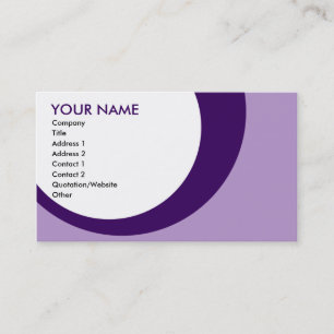 Carte De Visite rétros anneaux : pourpres