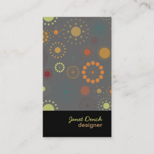 Carte De Visite Rétros étoiles de PixDezines