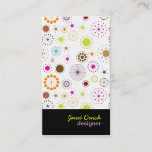 Carte De Visite Rétros étoiles de PixDezines