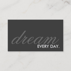 Carte De Visite rêve tous les jours. (personnalisable en couleur)