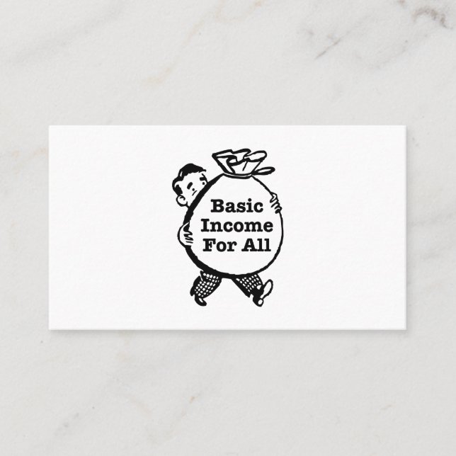 Carte De Visite Revenu de base pour tous (Devant)