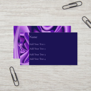 Carte De Visite Rêves arc-en-ciel à fleurs violettes