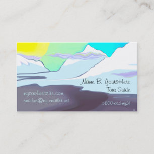 Carte de visite rêveur de matin