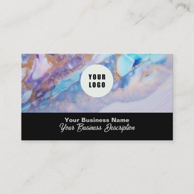 Carte De Visite Revue Google avec lien de code QR (Devant)