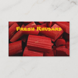 Carte de visite Rhubarb