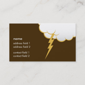 Carte De Visite Rhum de beurre du coup | de nuage