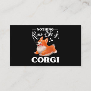 Carte De Visite Rien Ne Fonctionne Comme Un Corgi Funny Cute Corgi