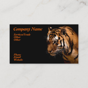 Carte de visite Roaring Tiger
