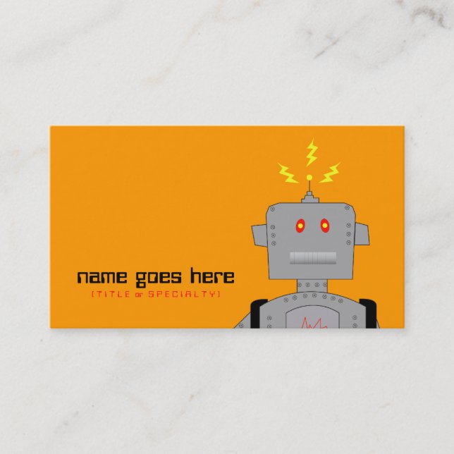 Carte De Visite robot (Devant)