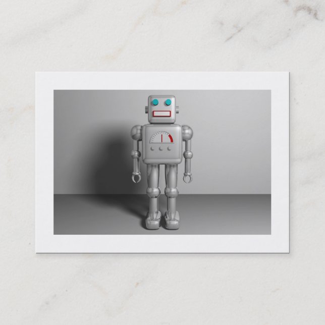 Carte De Visite Robot (frontière) (Devant)