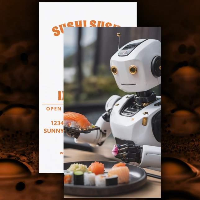 Carte De Visite robot sushi (Créateur téléchargé)