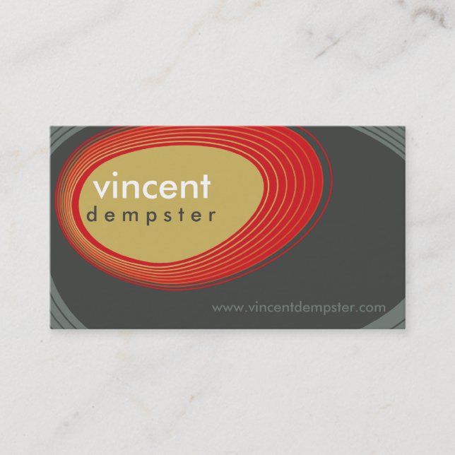 CARTE DE VISITE :: roches rétro audacieuses L7 (Devant)