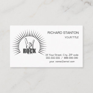 Carte De Visite Rock