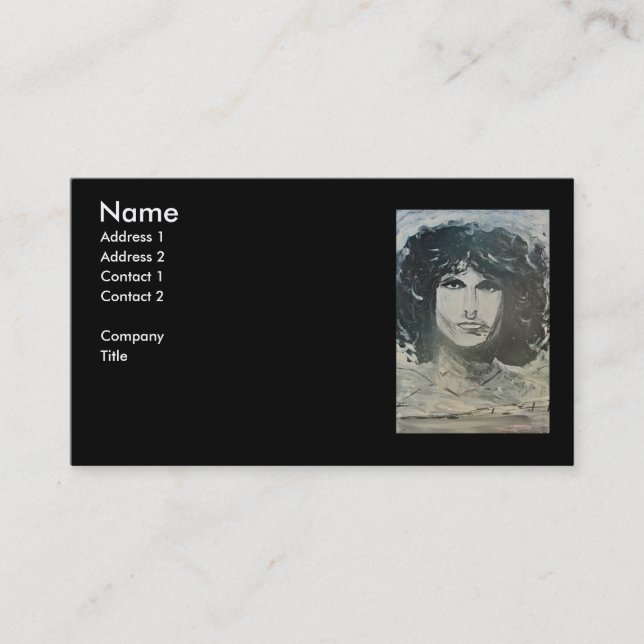 CARTE DE VISITE ROCK CLASSIQUE (Devant)