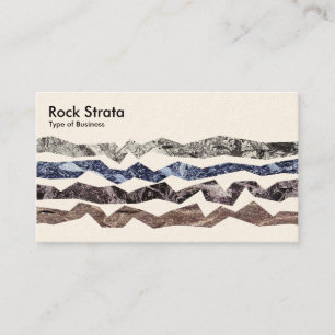 Carte De Visite Rock Strata - Crème