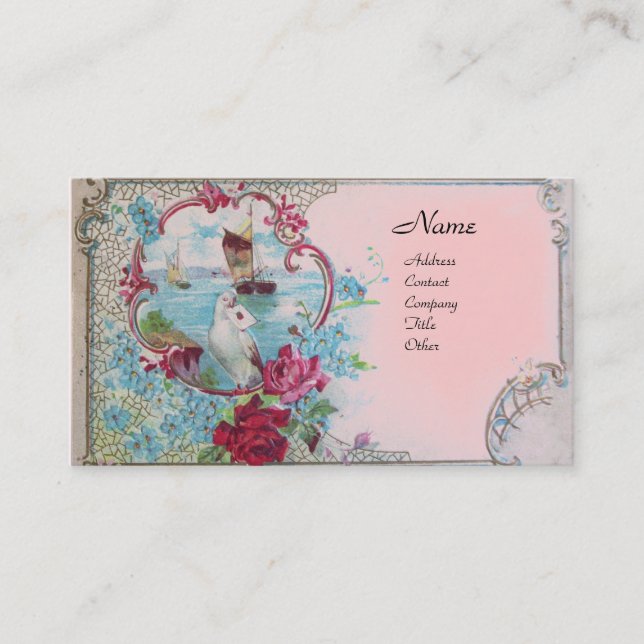 CARTE DE VISITE ROMANTIQUE (Devant)