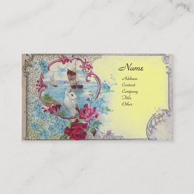 CARTE DE VISITE ROMANTIQUE (Devant)