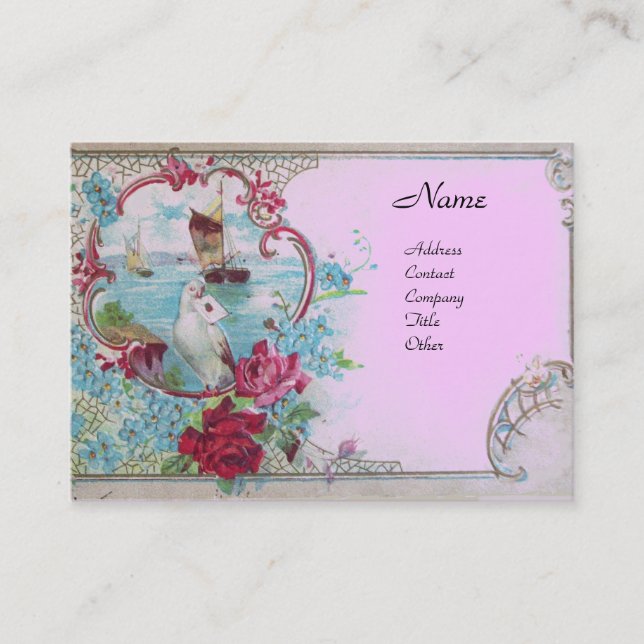 CARTE DE VISITE ROMANTIQUE (Devant)
