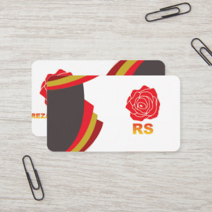 Carte de visite rond