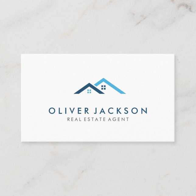 Carte De Visite Roof Home, propriété | Immobilier (Devant)