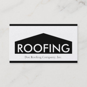 Carte De Visite Roofer/Roofing Company d'or