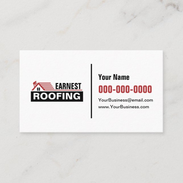 Carte De Visite Roofing Business Cards (Devant)