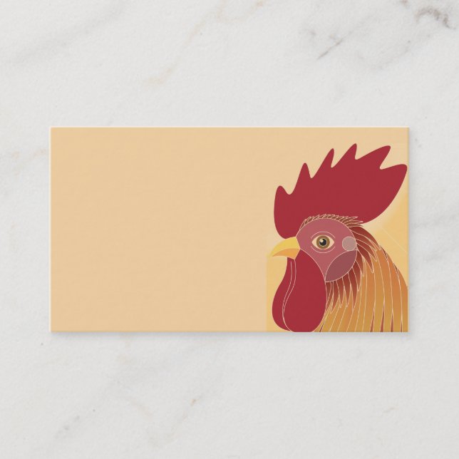 Carte De Visite Rooster (Devant)