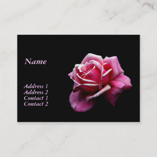 Carte De Visite Rose