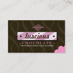 Carte De Visite ROSE 311-LUSCIOUS et CHOCOLAT